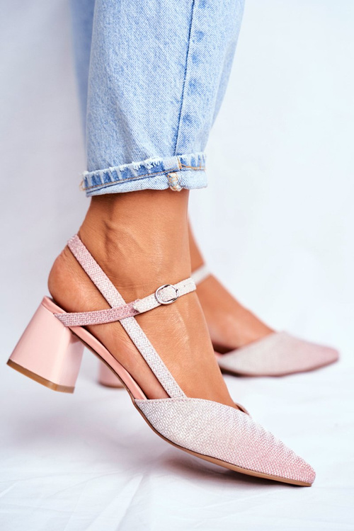 Жіночі туфлі на високих шпильках Pink Gold Alice