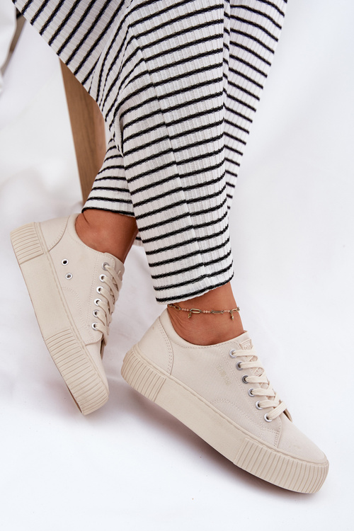 Жіночі Текстильні Кросівки Big Star RR274407 Бежеві