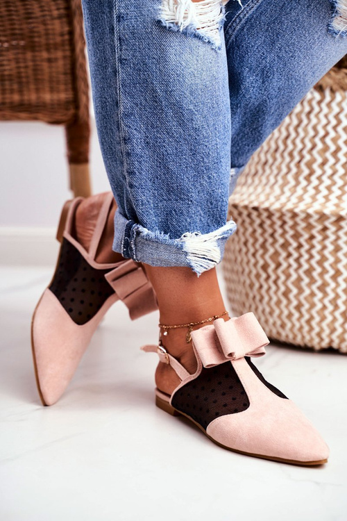 Жіночі балетки Lu Boo Pink Domino