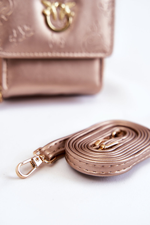 Модна сумочка-гаманець 2в1 з тисненням Gold Savano