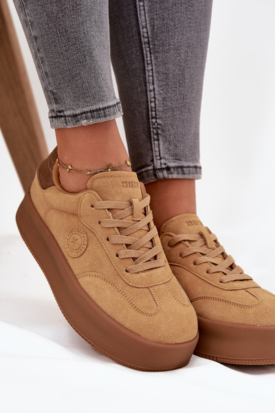 Жіночі кросівки на платформі Panterka Big Star SS274762 Camel