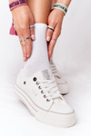 Жіночі кросівки на платформі BIG STAR HH274052 Білі