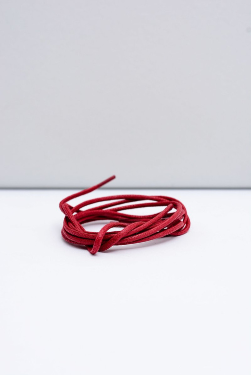 Тонкі вощені шнурки Corbby Red