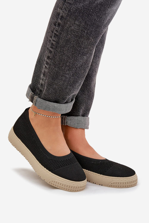 Жіночі Сліп-они На Платформі Чорні Pimadea