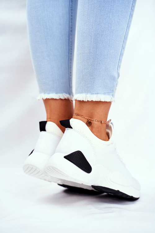 Спортивне жіноче взуття чорно-білі Fellen