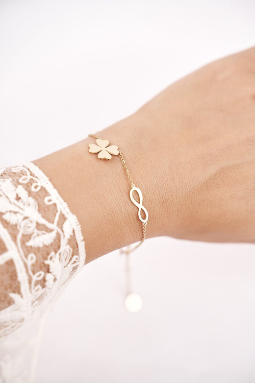 Жіночий браслет Celebrity Gold Clovers Infinity Madelline