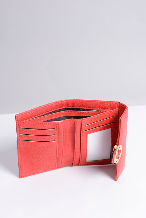 Маленький жіночий червоний гаманець