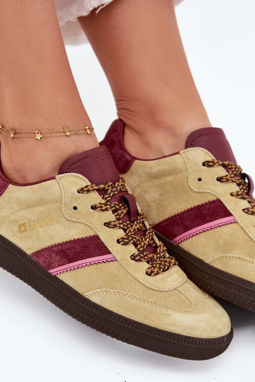 Жіночі Низькі Кросівки З Замші Big Star SS274680 HI-POLY SYSTEM Лайм