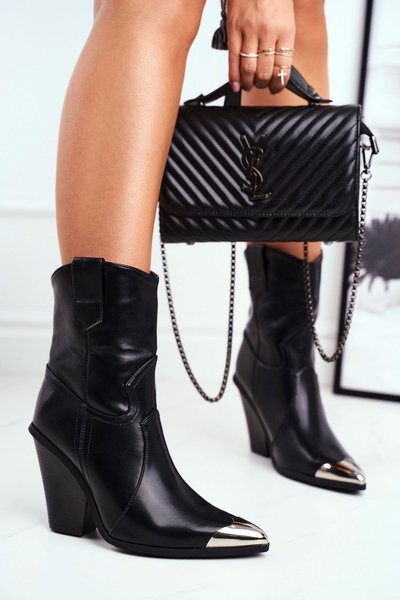 Чоботи жіночі Emporia чорного кольору