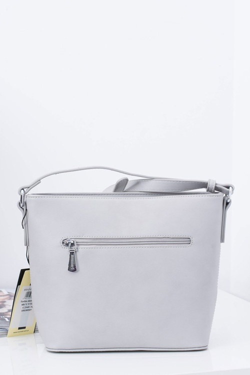 Жіноча сумочка Silver Grey Letter Bag