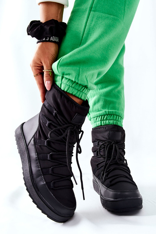 Жіночі зимові черевики чорні Cironeus