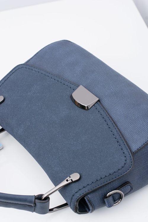 Темно-синя жіноча сумочка-комод