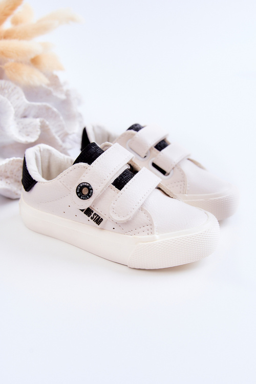 Дитячі кросівки на липучці Big Star JJ374108 біло-чорні