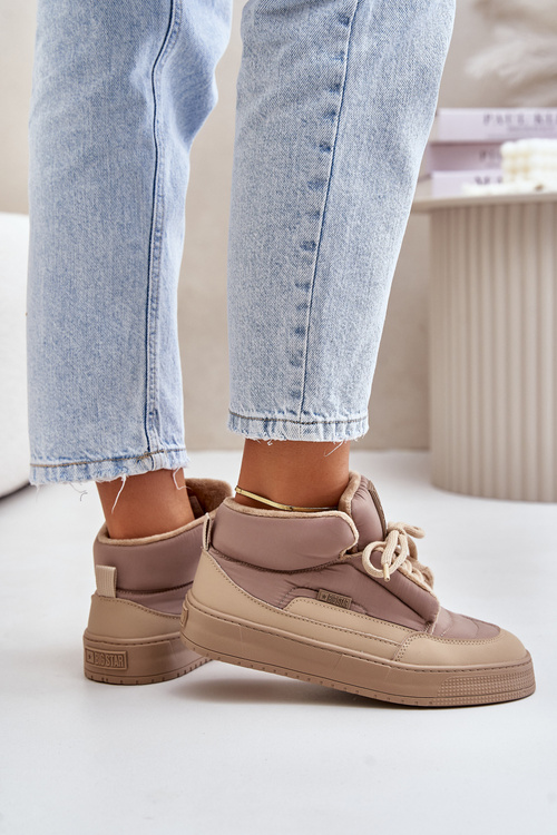 Жіночі зимові черевики Big Star OO274A532 Beige