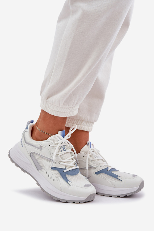 Жіноче Спортивне Взуття Big Star NN274A094 HI-POLY SYSTEM Біло-Синє