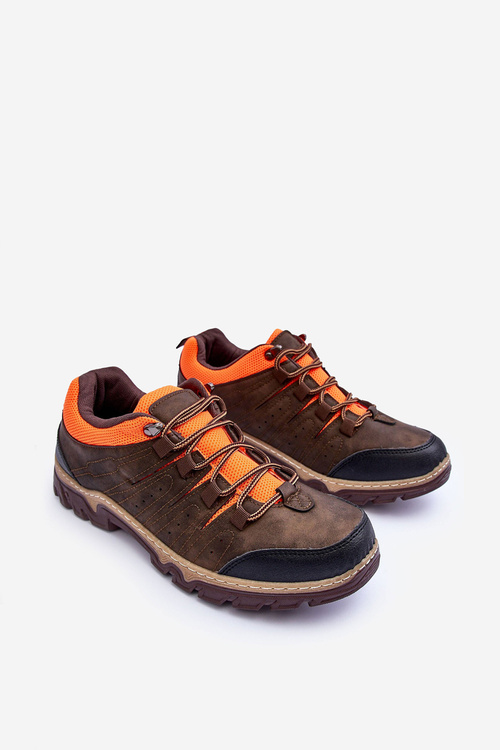 Чоловічі низькі трекінгові черевики коричневого кольору Orlando