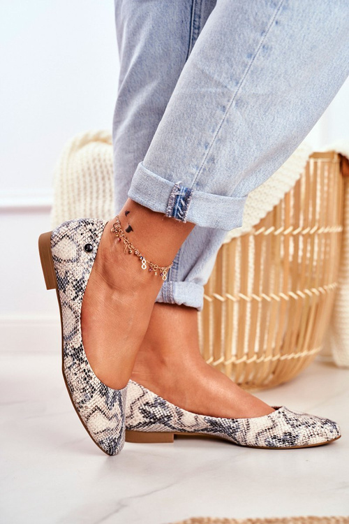 Жіночі балетки Sergio Leone White Snake BL611 Nemsis