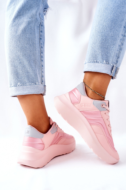 Жіноче спортивне взуття Memory Foam Big Star II274333 Рожевий