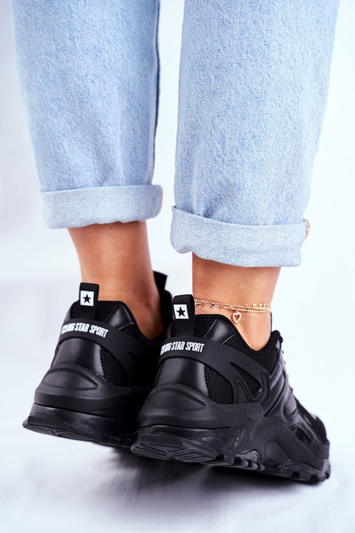 Жіноче спортивне взуття Кросівки Big Star Black GG274981