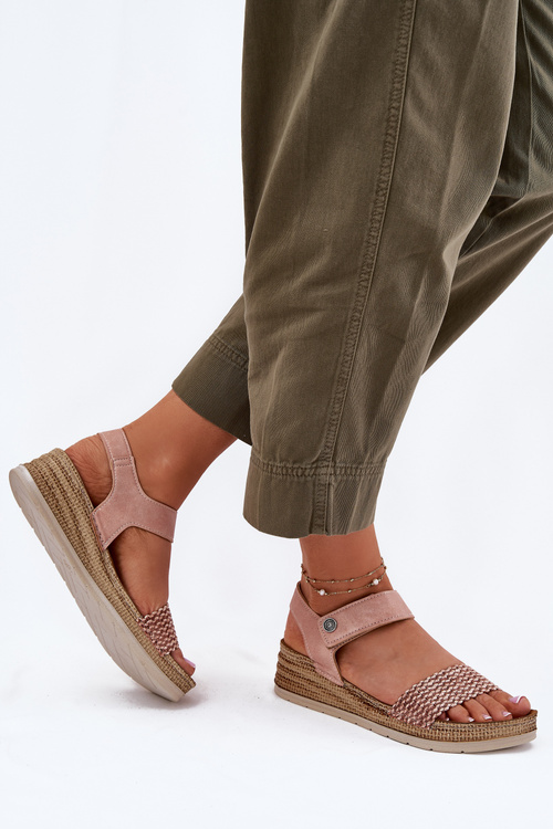 Жіночі Сандалі На Котурі Рожеві Inblu RV000014