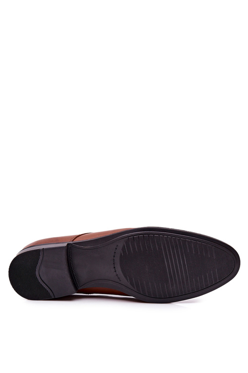 Елегантні шкіряні туфлі Bednarek 724 Коричневий