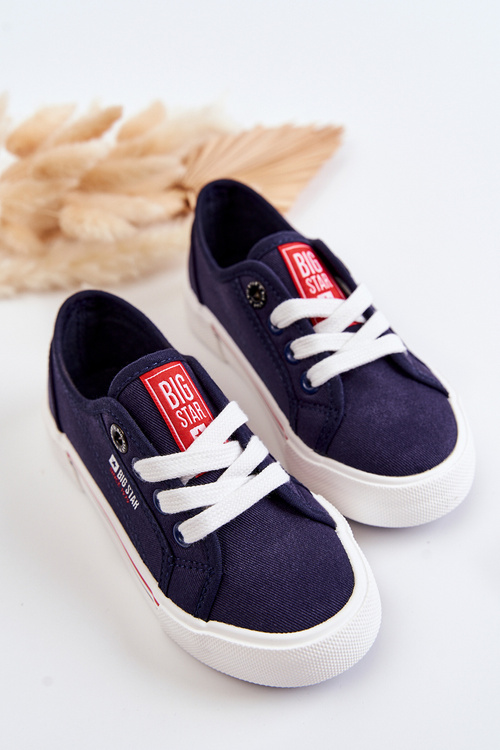 Дитячі низькі кросівки Big Star JJ374173 Темно-сині