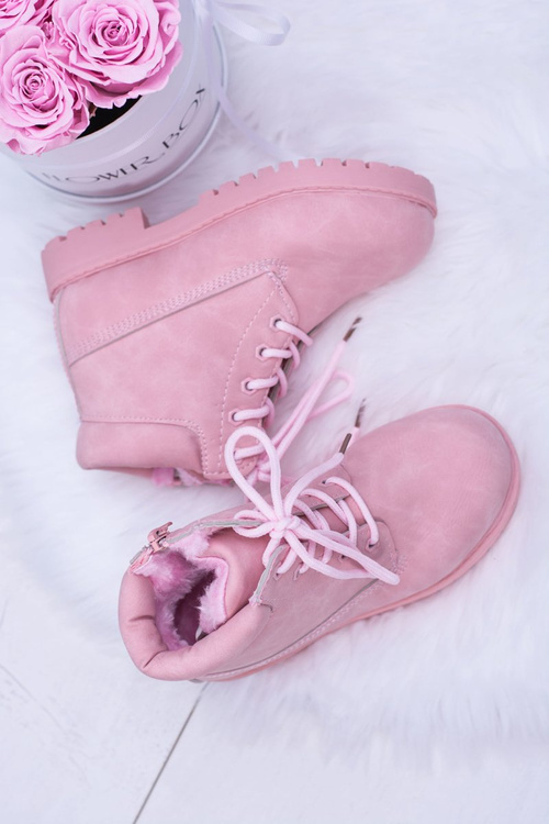 Дитячі утеплені черевики Trapper Powder Pink Dexter