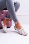 Жіночі плетені балерини Lu Boo Silver 4Ever