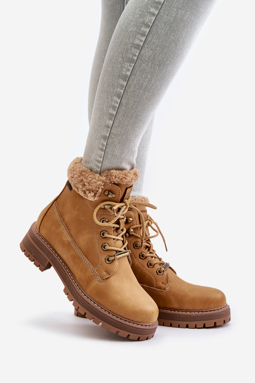 Теплі жіночі черевики Big Star OO274A285 Camel