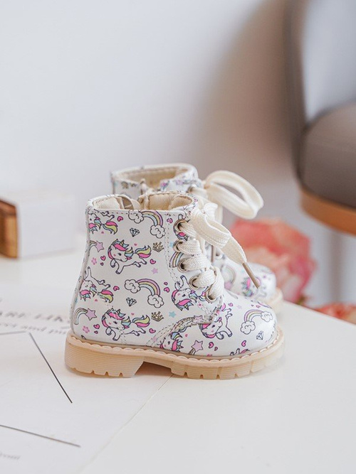 Бежеві чоботи Dolida на підкладці на блискавці