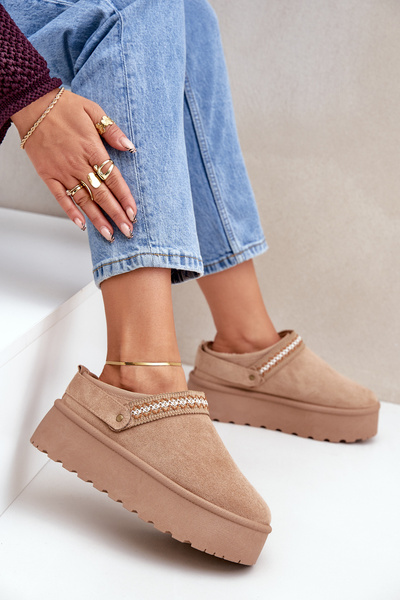 Снігоступи З Декоративною Вишивкою Бежеві Selithria