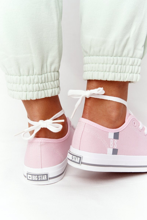 Класичні жіночі кросівки BIG STAR HH274110 Світло-рожеві
