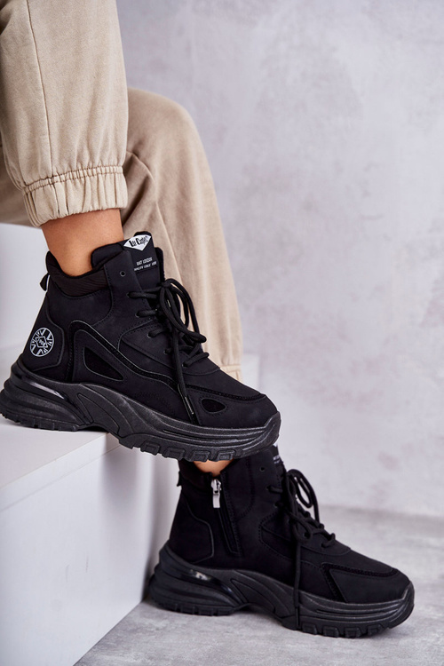 Чоботи на платформі Lee Cooper LCJ-22-44-1353L Black