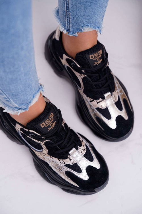 Жіноче спортивне взуття Big Star by Daniel Lopez Black Gold FF274A524