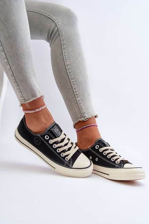 Низькі жіночі кросівки Big Star NN274269 Чорні