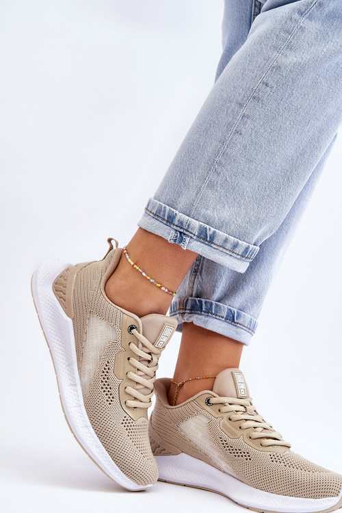 Жіноче легке спортивне взуття Memory Foam System Big Star LL274294 Beige