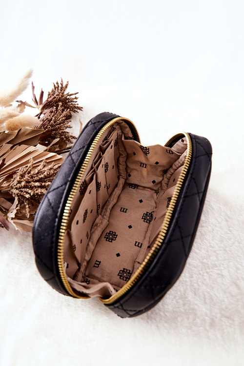 Маленька стьобана косметичка Monnari CSM0050-020 Black