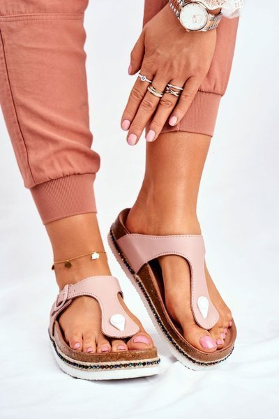 Жіночі шльопанці Big Star Pink FF274636