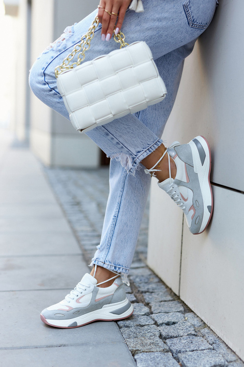 Жіночі спортивні кросівки Sneakers White And Grey Spencer