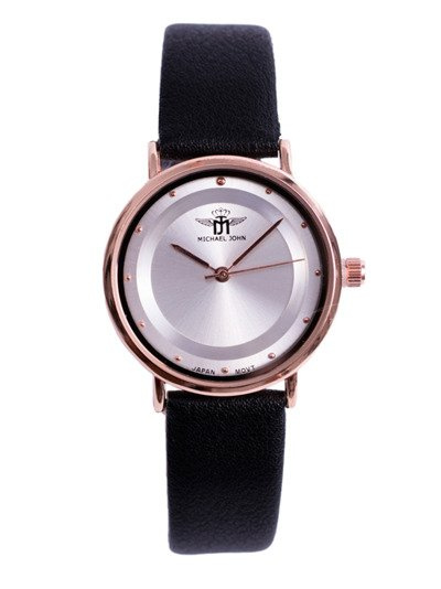 Жіночий годинник Michael John Paule Black White Dial