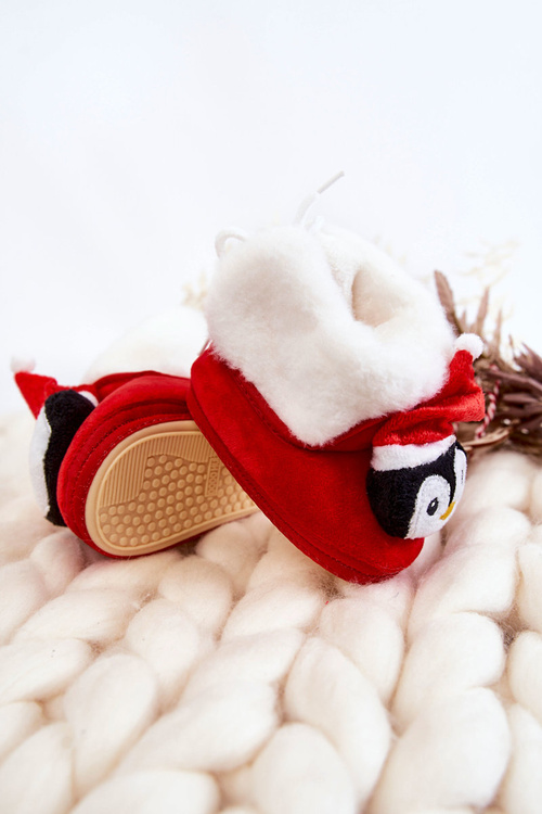Дитячий теплий Penguin Red