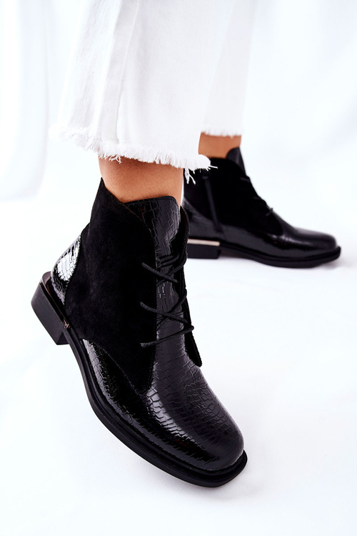 Чоботи жіночі замшеві Sergio Leone BT401 Чорні