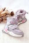 Дитячі м'які чоботи Silver Pink Chilly