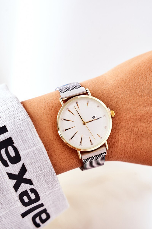 Watch On Сітчастий браслет Giorgio&Dario Silver-Gold