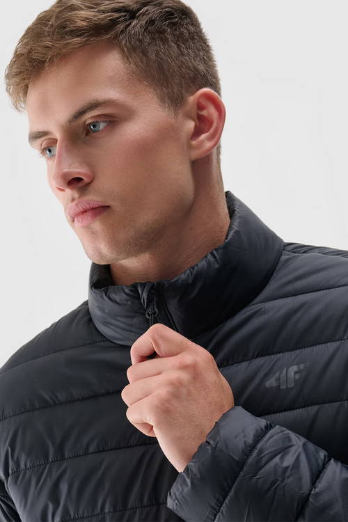 Чоловічий пуховик із синтетичним наповнювачем 4F чорний 4FWAW24TDJAM483-20S