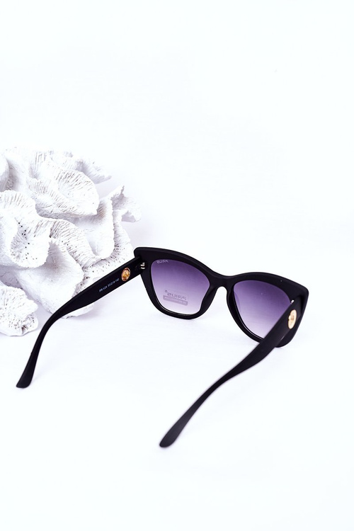 Жіночі сонцезахисні окуляри Cat Eye Matt Black Ombre