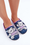Жіночі домашні тапочки Penguins Inblu EC-81-004 Темно-синій
