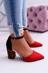 Жіночі туфлі на шпильці Panther Red Ferri