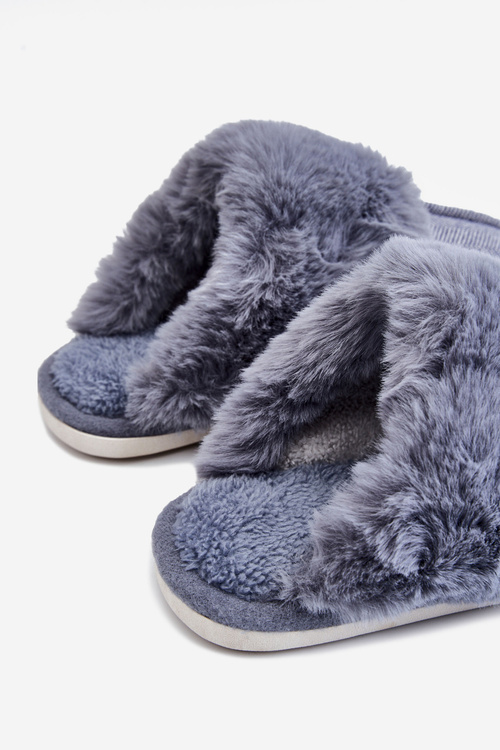 Чоловічі теплі тапочки темно-сині Marcus