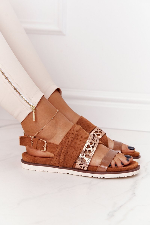 Жіночі замшеві босоніжки Camel Asturia